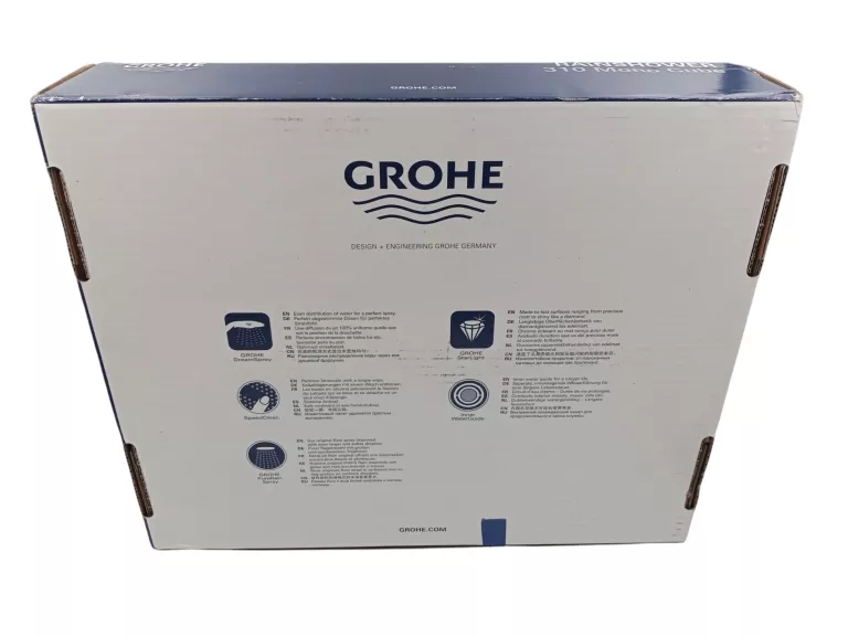 GŁOWICA PRYSZNICOWA GROHE RAINSHOWER CUBE Z RAMIENIEM PRYSZNICOWYM #IGŁA !