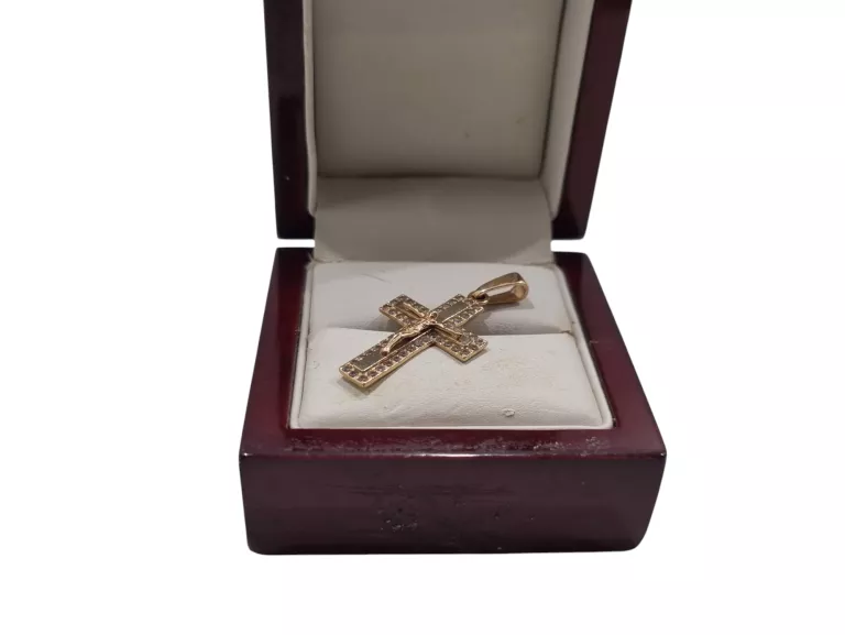 DOSKONALY ZŁOTY KRZYŻYK 2,85G PR.585