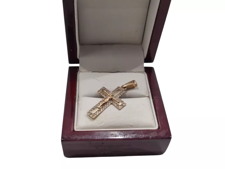 DOSKONALY ZŁOTY KRZYŻYK 2,85G PR.585