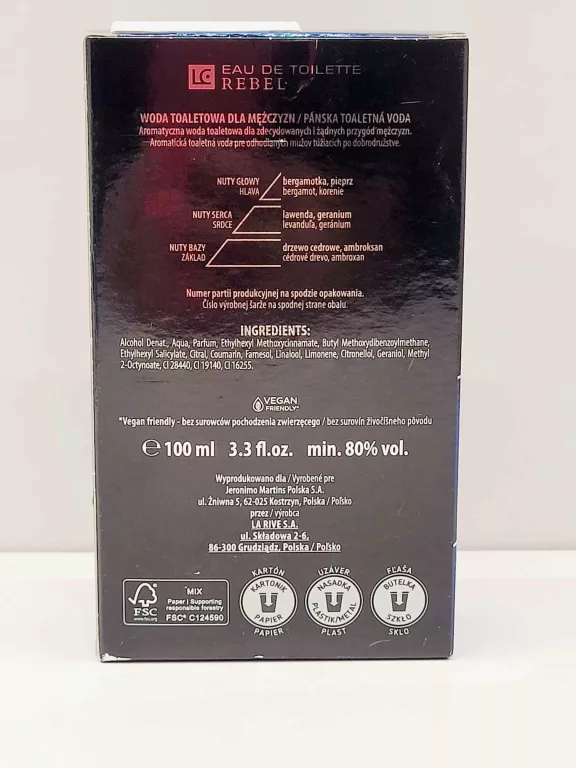 REBEL LUCCA CIPRIANO WODA TOALETOWA 100ML
