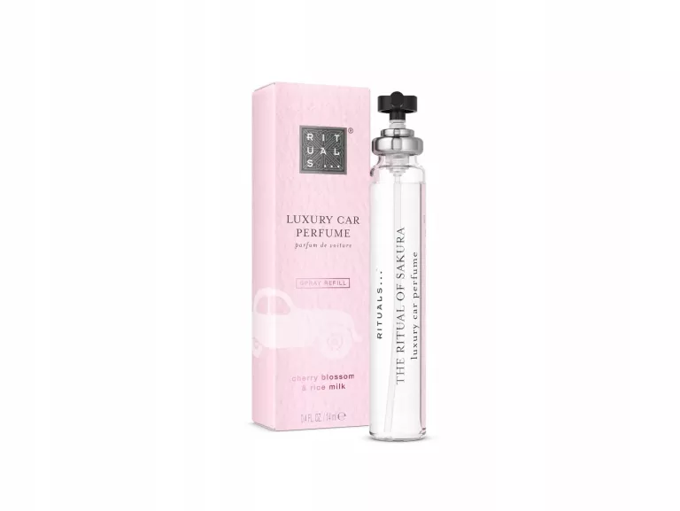 RITUALS LUXURY CAR PERFUME SPRAY CHERRY BLOSSOM & RICE MIL 14ML. 08/2027R.