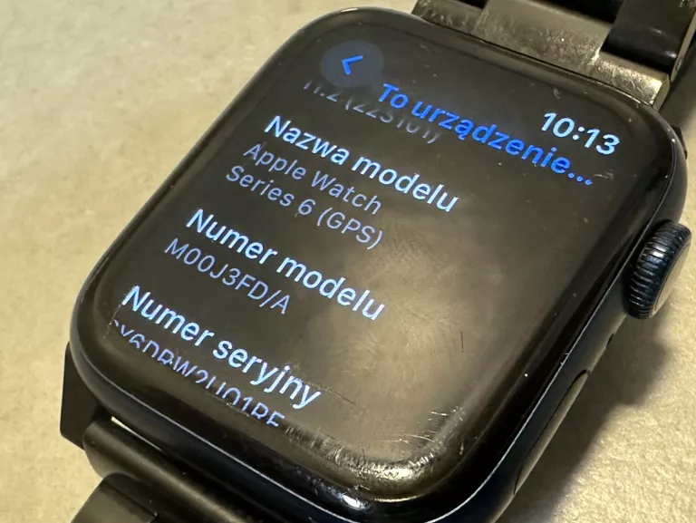 APPLE WATCH SERIES 6 44MM GPS 85% A2292+ŁAD