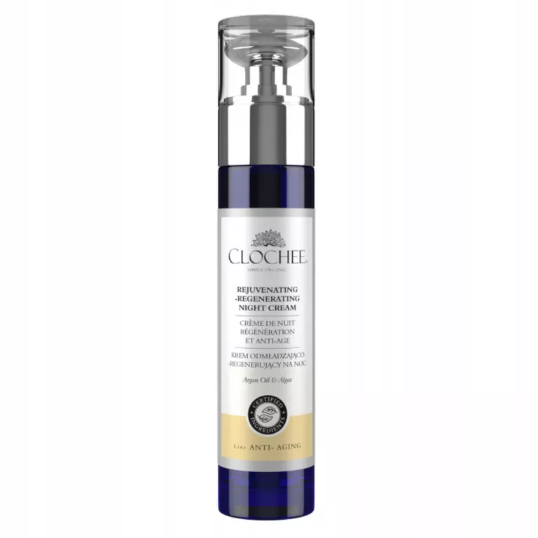 ORYGINALNY KREM PRZECIWSTARZENIOWY DO TWARZY CLOCHEE NA NOC 50ML. 12/2027R