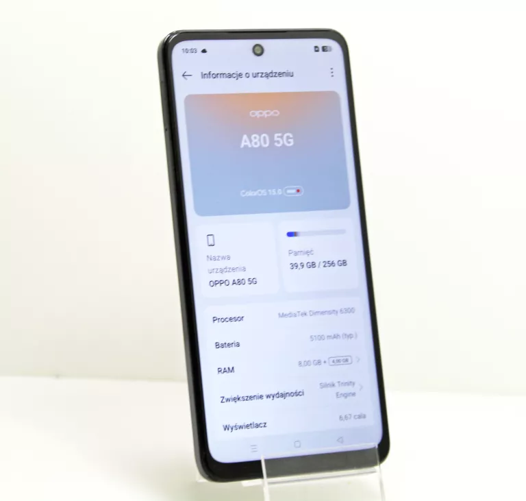 TELEFON OPPO A80 5G 12/256 GB CZARNY