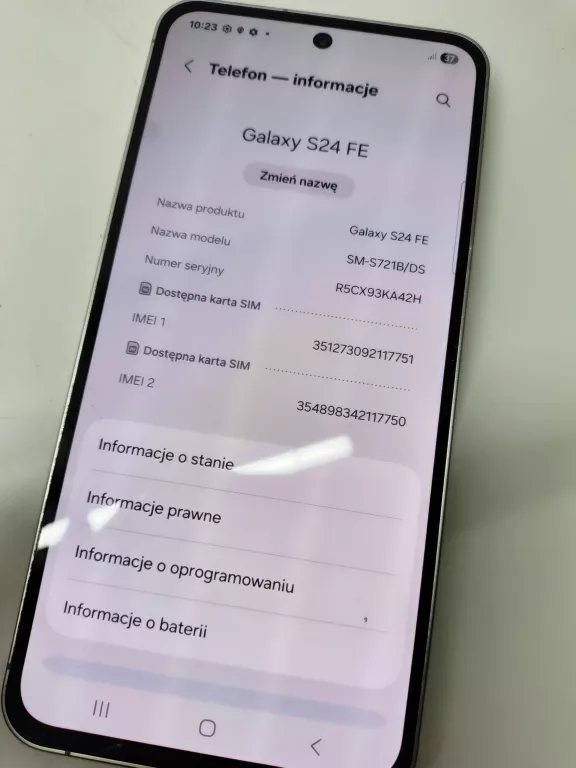TELEFON SAMSUNG GALAXY S24 FE (MODEL: SM-S721B/DS)