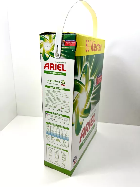 PROSZEK DO PRANIA UNIWERSALNY ARIEL 5,2 KG 80 PRAŃ NIEMIECKI
