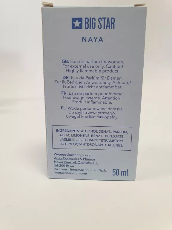 PERFUMA DAMSKA BIG STAR NAYA