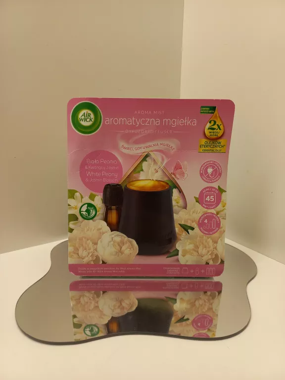AIR WICK ODŚWIEŻACZ POWIETRZA MGIEŁKA KOMPLET BIAŁA PEONIA KWITNĄCY JAŚMIN