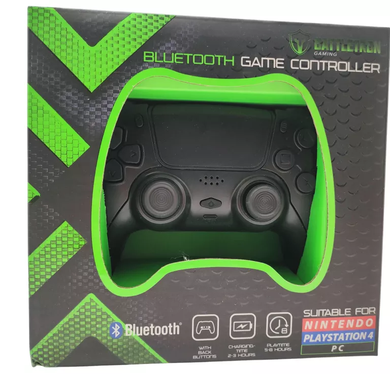 BEZPRZEDOWODY PAD BATTLETRON CZARNY BLUETOOTH PS4 NINTENDO PC