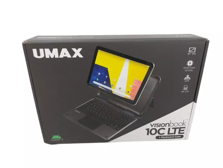 TABLET UMAX VISIONBOOK 10C LTE 10" 32 GB 4G LTE CZARNE