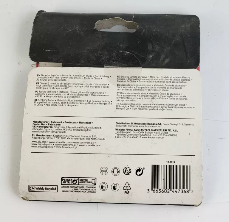 TARCZA LISTKOWA UNIVERSAL FIT 115MM