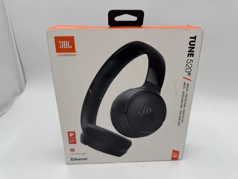 SŁUCHAWKI BEZPRZEWODOWE JBL TUNE 520/NO/PUDEŁKO