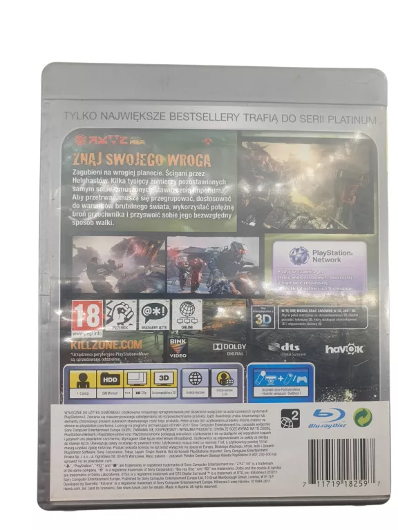 GRA NA PS3 KILLZONE 3