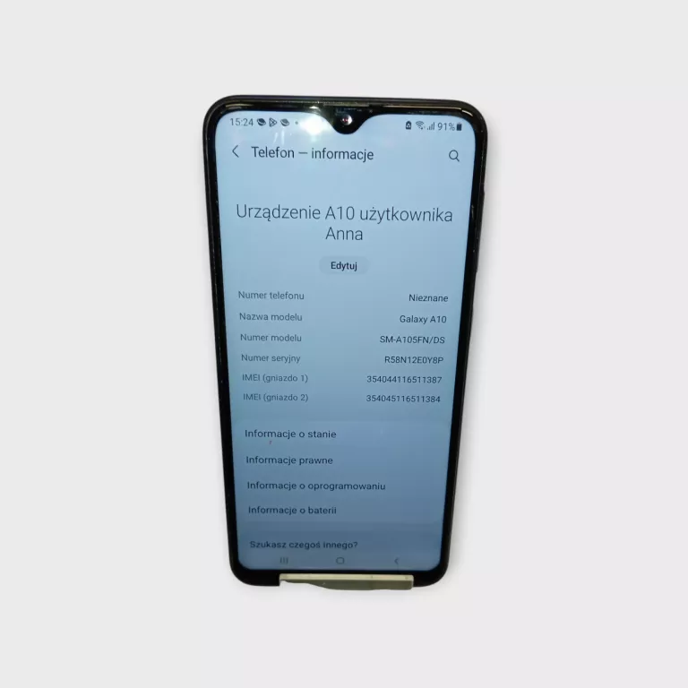 TELEFON SAMSUNG GALAXY A10 2GB / 32 GB