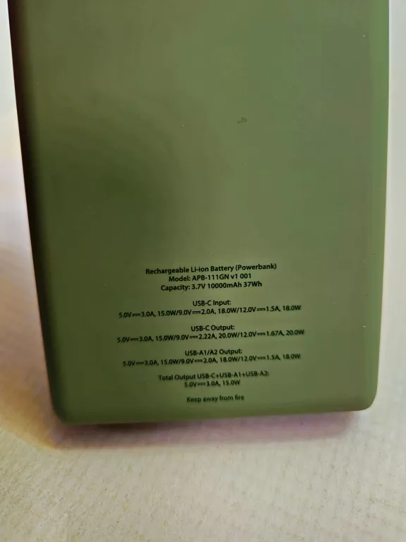 POWERBANK SITECOM 10000MAH + KABEL