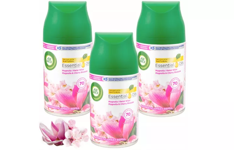 WKŁAD AIR WICK ODŚWIEŻACZ POWIETRZA ZAPACH MAGNOLIA ZAPAS 3 X 250ML