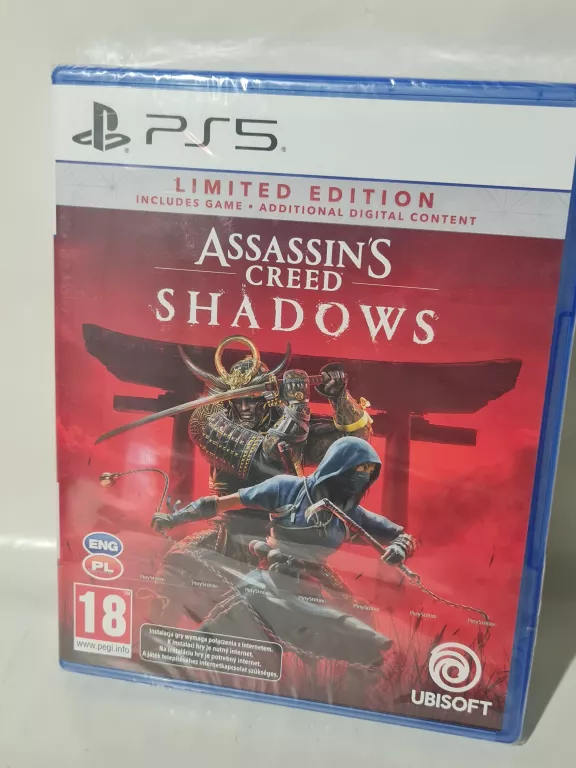 GRA PS5 ASSASIN CREED SHADOWS LIMITED EDITION FOLIA!