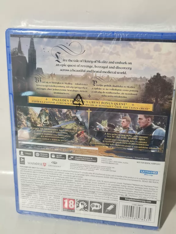 GRA PS5 KINGDOM COME DELIVERANCE II DAY ONE EDITION FOLIA !!