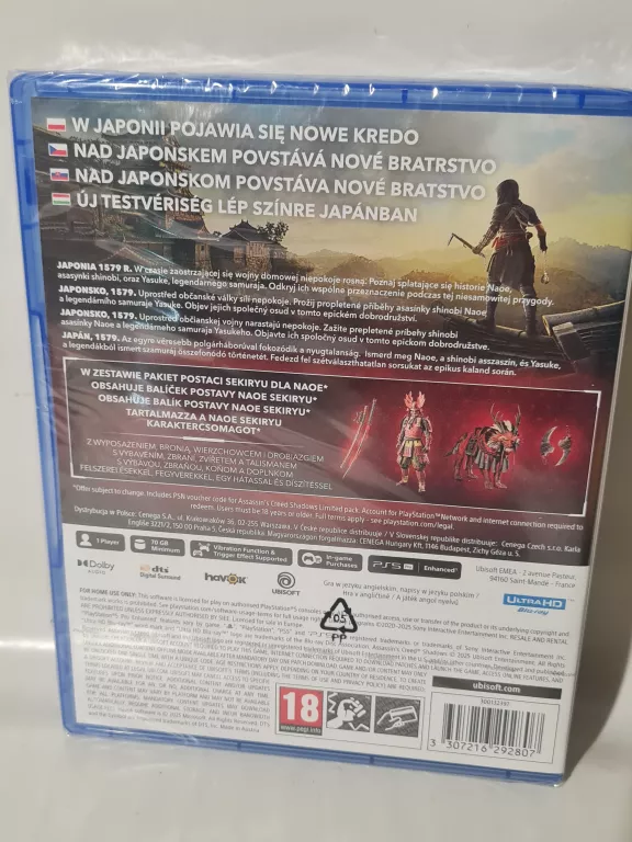 GRA PS5 ASSASIN CREED SHADOWS LIMITED EDITION FOLIA!
