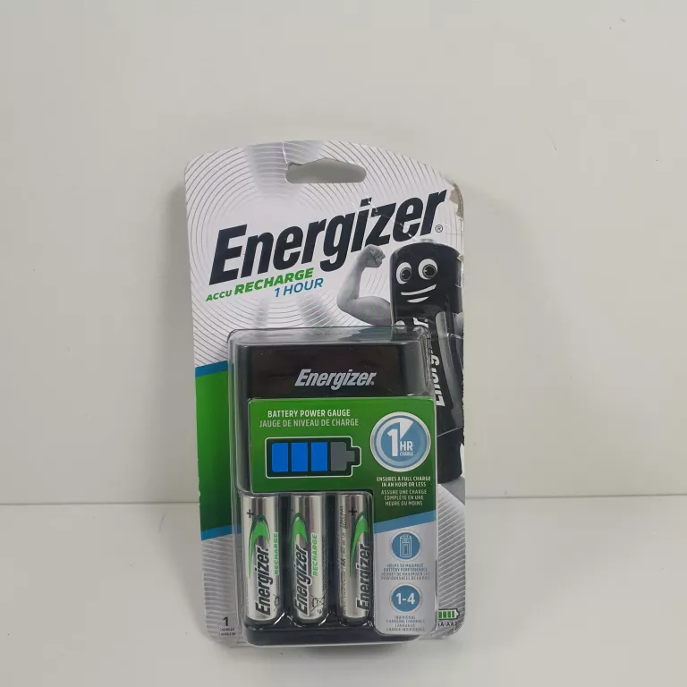 ŁADOWARKA DO AKUMULATORÓW AAA, AA ENERGIZER CH1HR3, NIMH, Z ZESTAWEM AKUMU