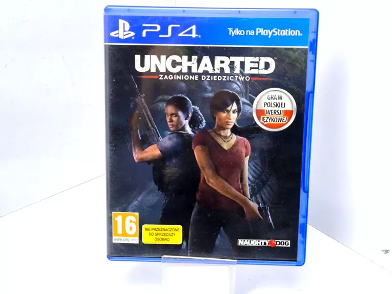 GRA PS4 UNCHARTED ZAGINIONE DZIEDZICTWO #PL #JAK NOWA