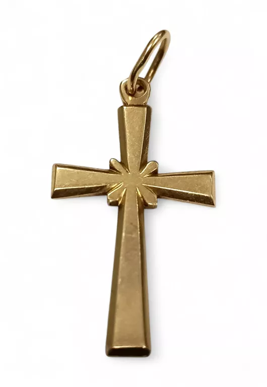 ZŁOTA ZAWIESZKA KRZYŻYK 585 | 1,13G | 2,5 CM/ 1CM