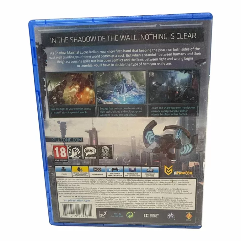 GRA PS4 KILLZONE SHADOW FALL