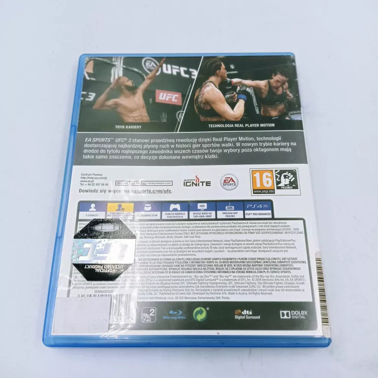 EA SPORTS UFC 3 PLAYSTATION 4