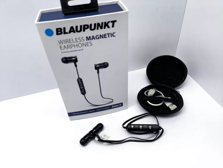 SŁUCHAWKI BT BLAUPUNKT WIRELESS MAGNETIC EARPHONES