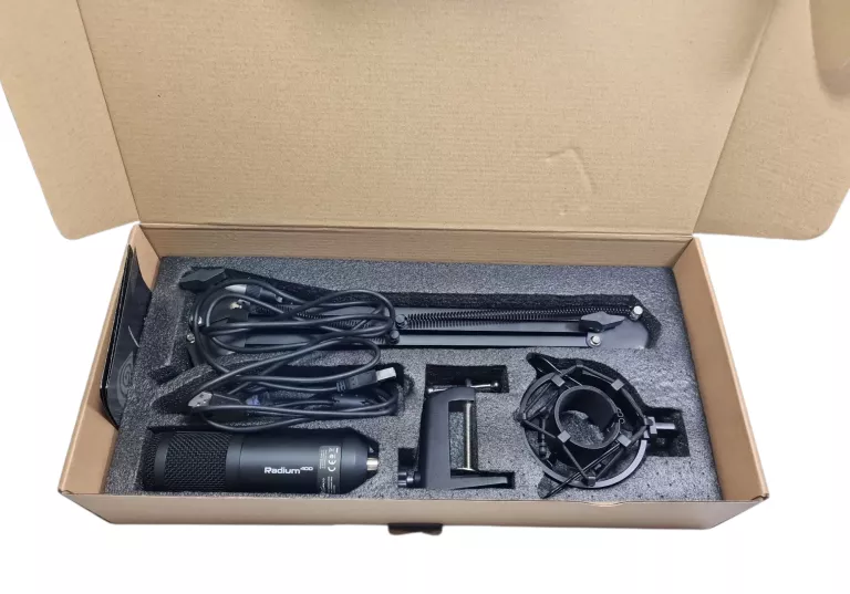 MIKROFON STUDYJNY USB GENESIS RADIUM 400 KOMPLET!