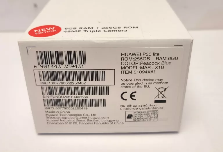 TELEFON HUAWEI P30 LITE 6/256GB