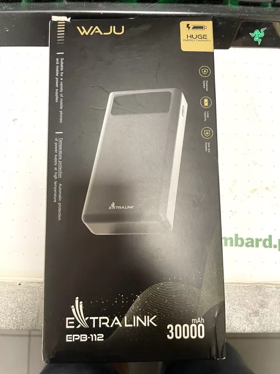 POWERBANK EXTRALINK EPB-112 30000MAH CZARNY