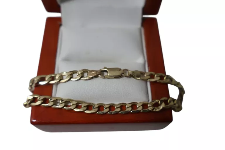 PIĘKNA ZŁOTA BRANSOLETKA PANCERKA 585 3,33 G.
