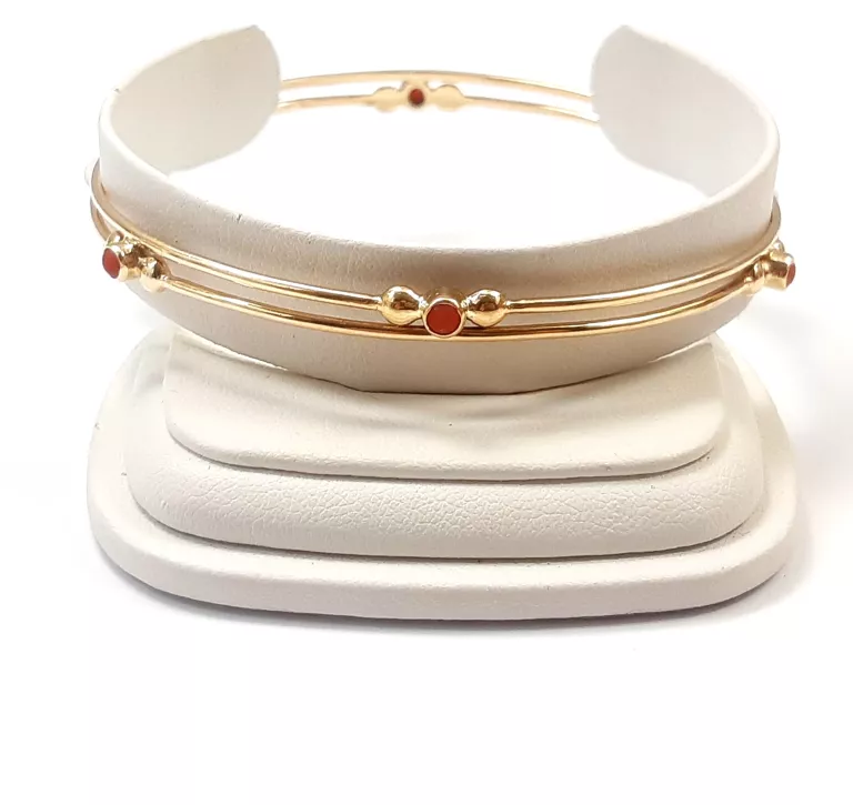 ZŁOTA SZTYWNA BRANSOLETKA 585 9.66G
