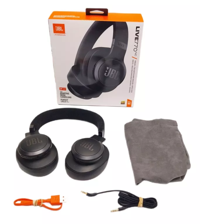 SŁUCHAWKI BT JBL LIVE 770 NC + KOMPLET