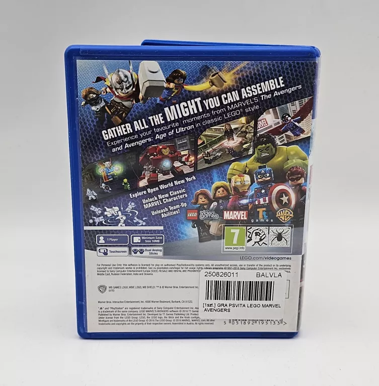 GRA PSVITA LEGO MARVEL AVENGERS