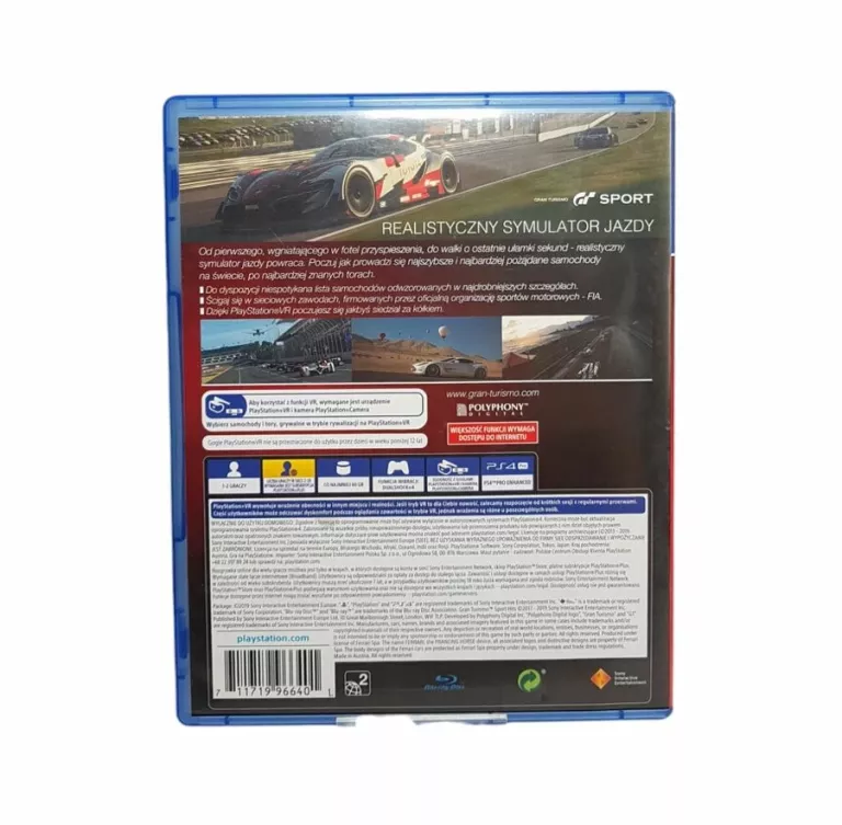 GRA PS4 GRAN TURISMO SPORT