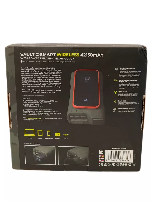 ridgemonkey-powerbank-valut-c-smart-42150mah-zestaw-ean-gtin-5907857254189
