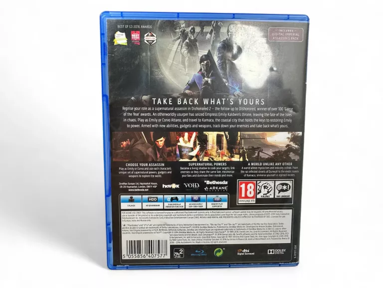 GRA DISHONORED 2 PS4