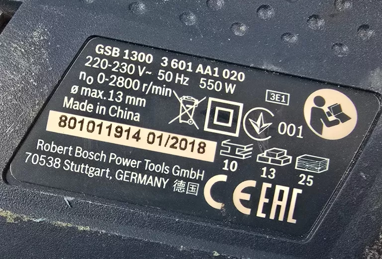 WIERTARKA BOSCH GSB 1300!