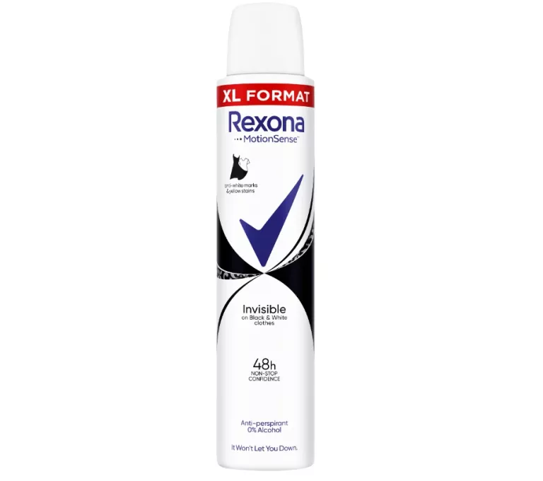 REXONA MOTION SENSE INVISIBLE ANTYPERSPIRANT W AEROZOLU 200 ML