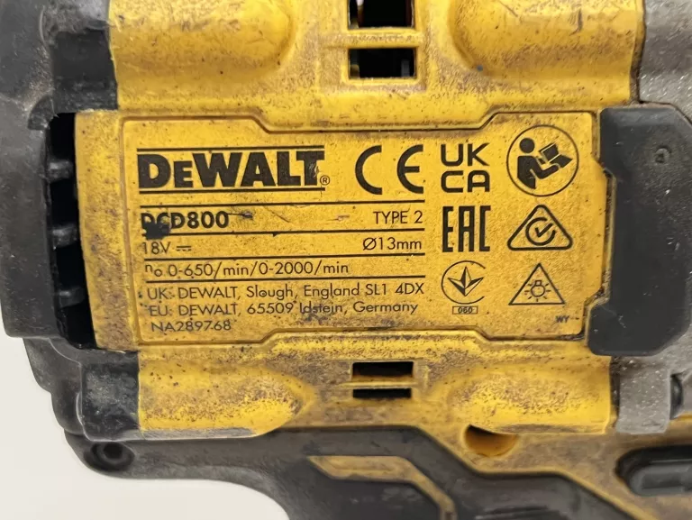 WKRĘTARKA DEWALT DCD800 + BAT 1.7 AH
