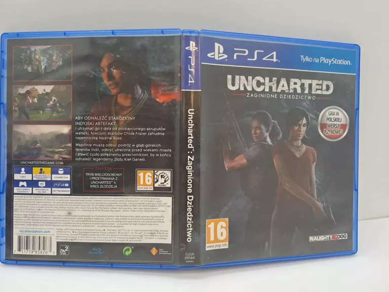 GRA NA PS4 UNCHARTE ZAGINIONE DZIEDZICTWO