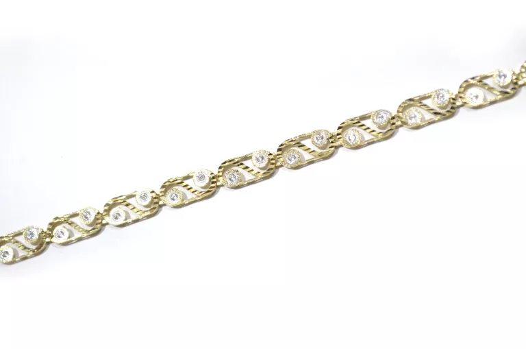 PIĘKNA ZŁOTA BRANSOLETKA 3,16G