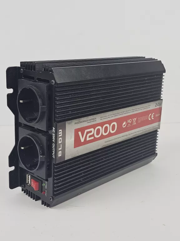 PRZETWORNICA 12V/230V V2000/1000W BLOW