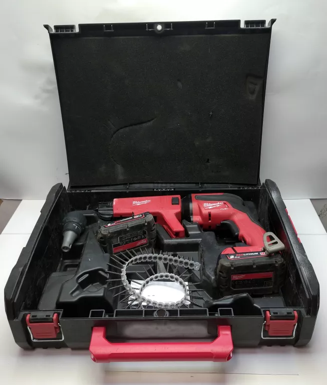 WKRĘTARKA DO PŁYT G-K MILWAUKEE M18 FSG + PODAJNIK CA 55 + 2X AKU 2AH