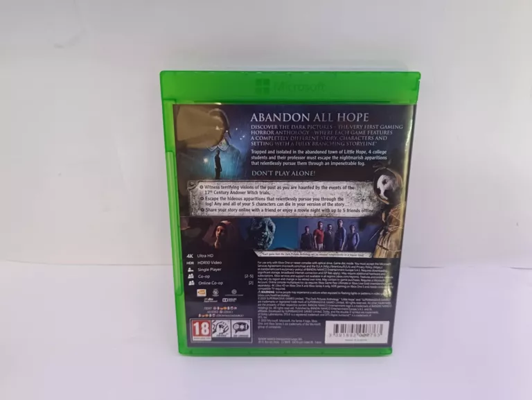 GRA NA XBOX ONE SERIES X THE DARK PICTURES ANTHOLOGY LITTLE HOPE