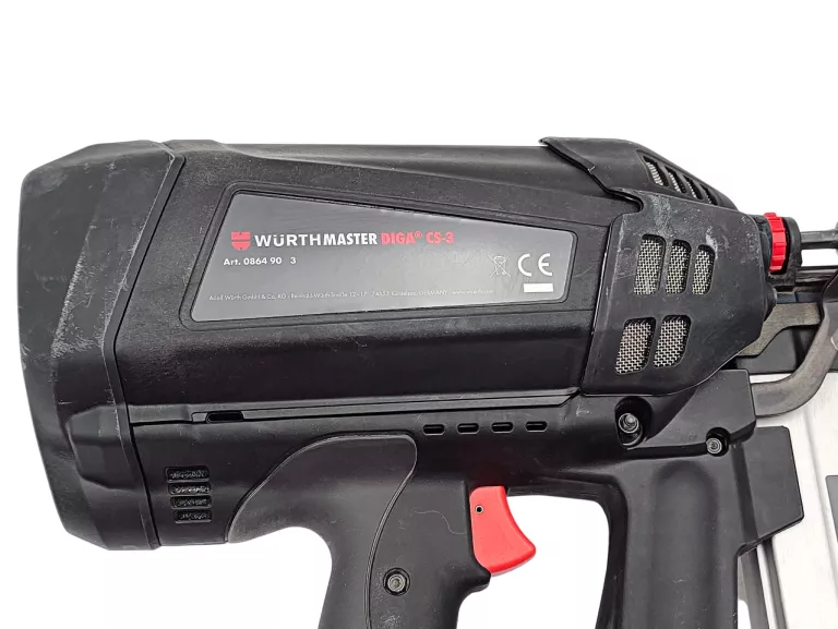 OSADZAK GAZOWY GWOŹDZIARKA WURTH MASTER DIGA CS-3 + 2 AKU + WALIZKA