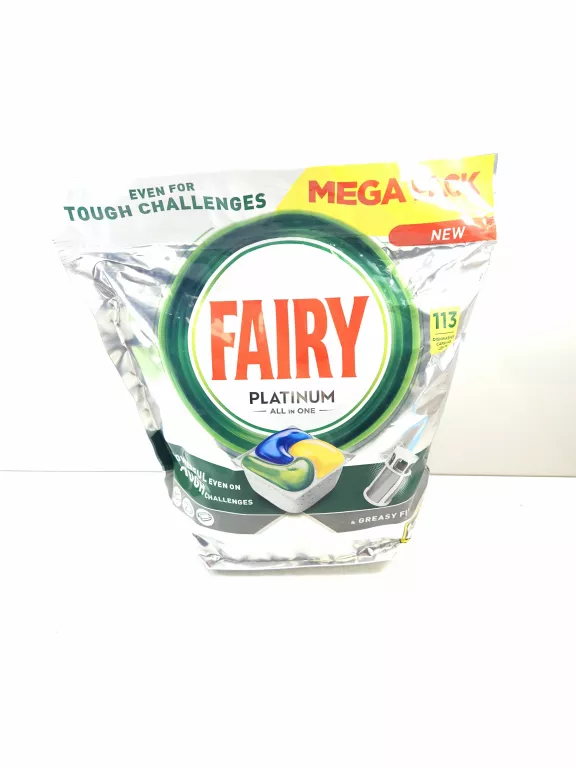 KAPSUŁKI DO ZMYWARKI FAIRY PLATINUM ALL IN ONE CYTRYNA, 113 TABLETEK