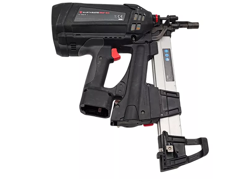 OSADZAK GAZOWY GWOŹDZIARKA WURTH MASTER DIGA CS-3 + 2 AKU + WALIZKA